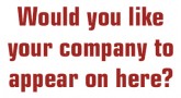 Would you like your company to appear on here